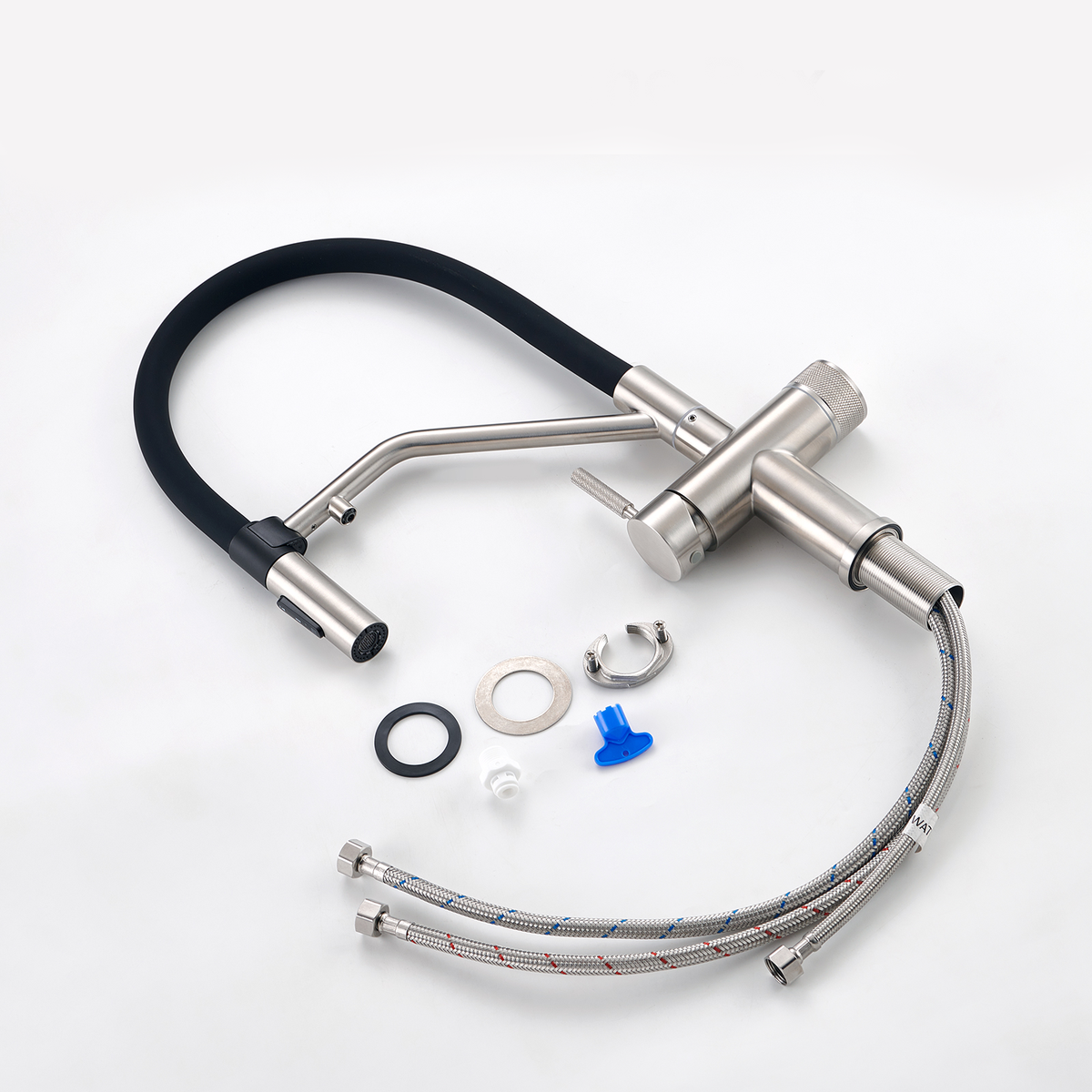 Cross-Tab Wasserfilter-System – Premium 3-Wege-Küchenarmatur & integrierter Wasserfilter - Deine Quelle