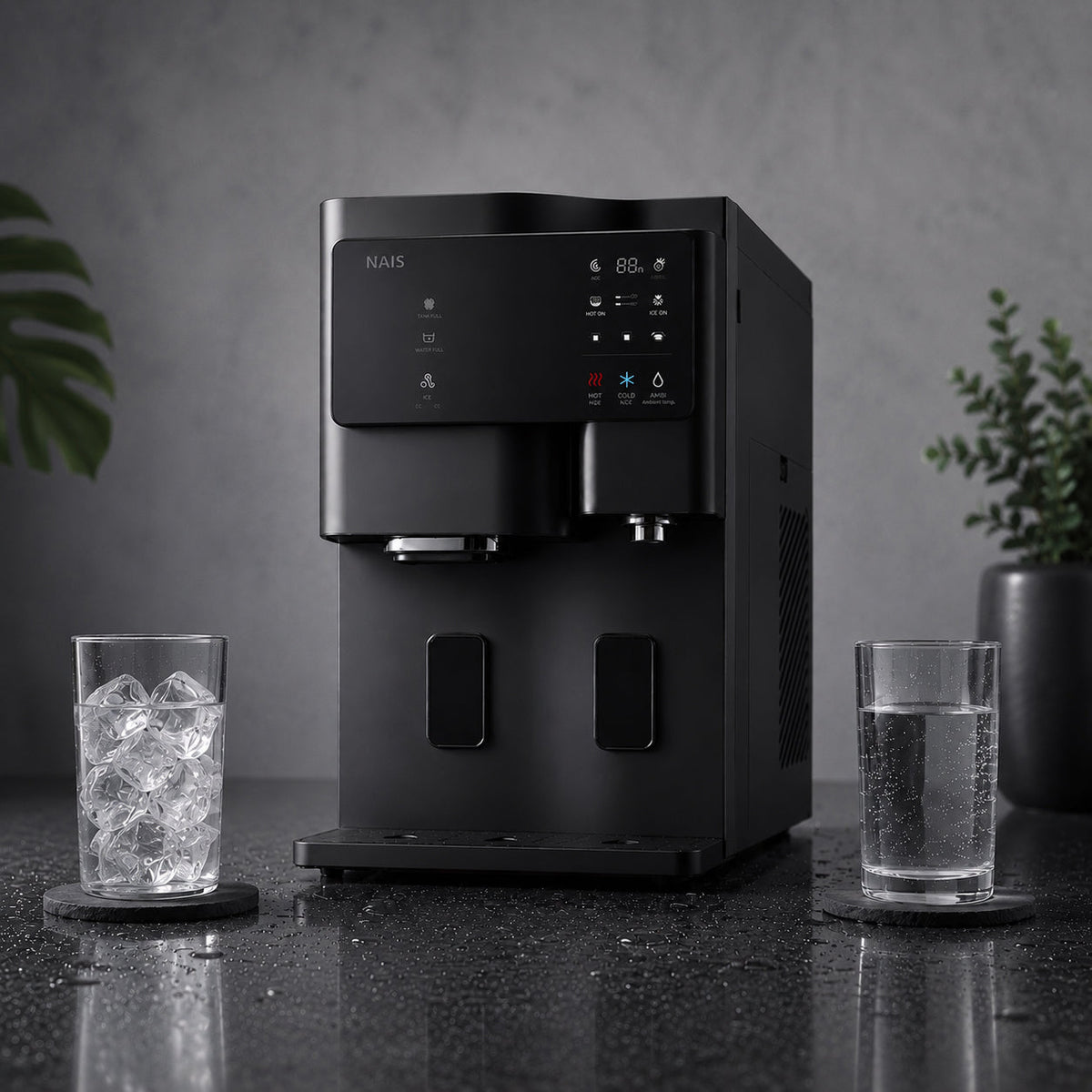 Premium Wasserfilter NAIS Hot & Cold mit Eiswürfel (Partnerangebot) - Deine Quelle